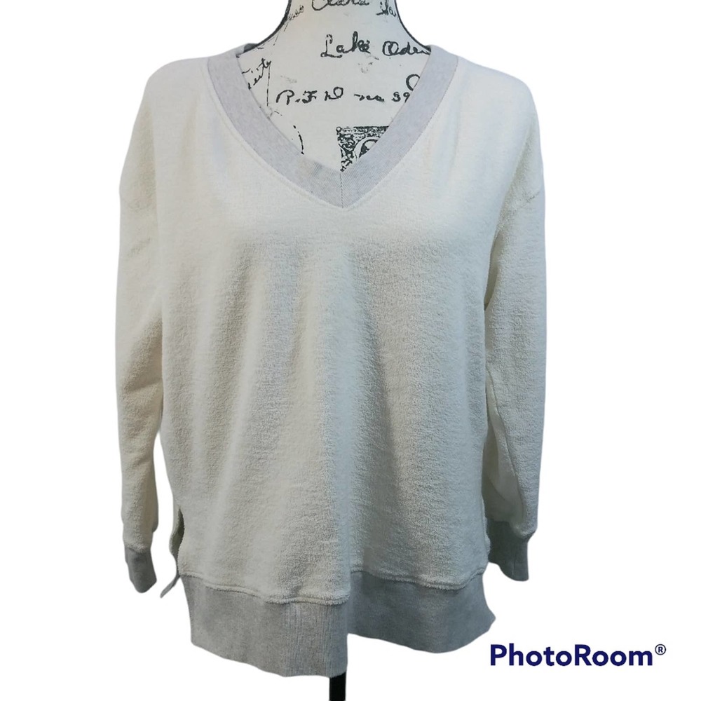 GREY STATE LORI TERRY SWEATSHIRT TOP 2 - Picture 2 of 9